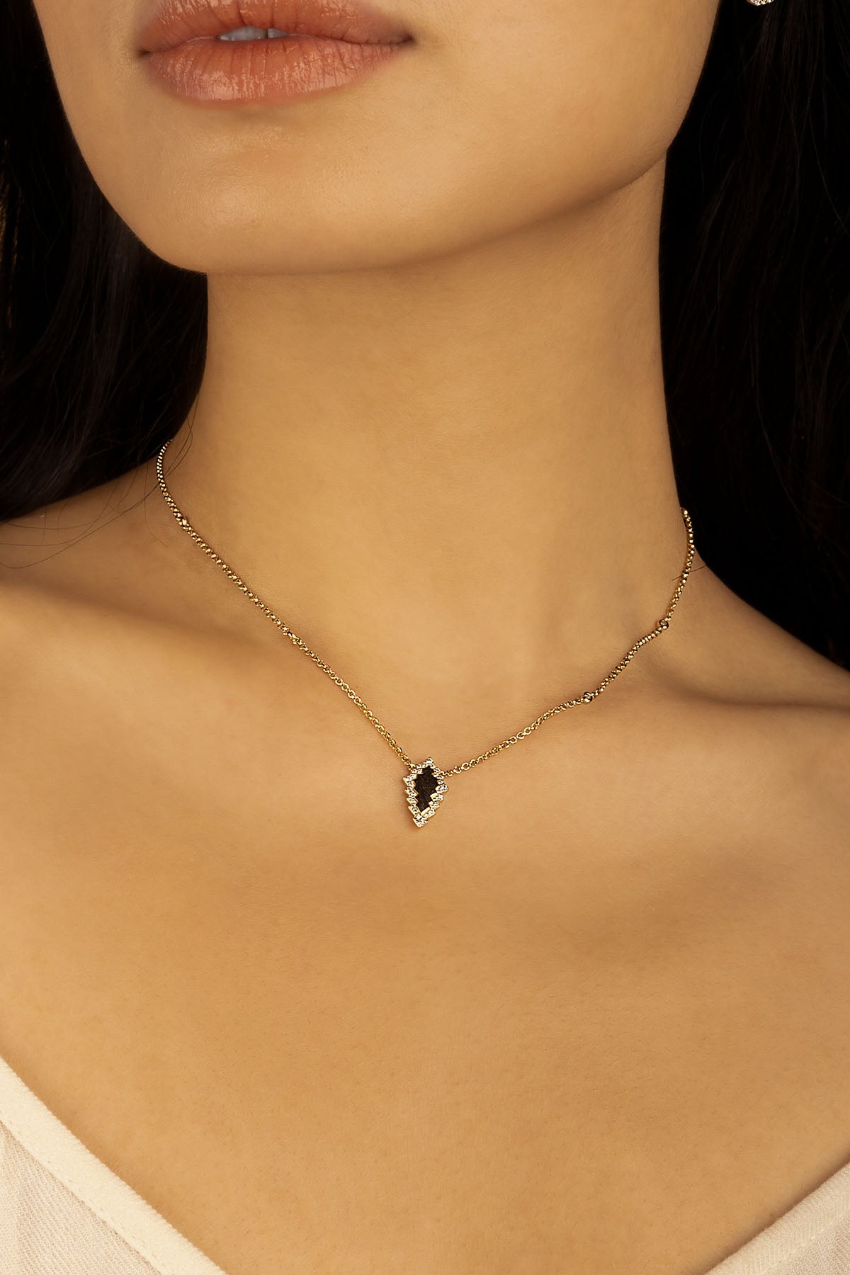 APM Monaco Collier Ajustable Éclat en Or Jaune