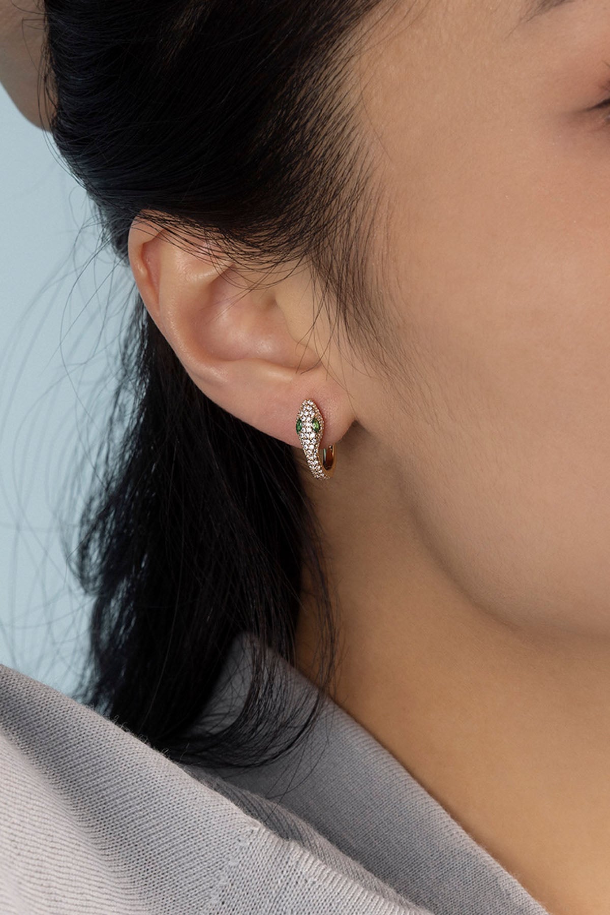 APM Monaco Créoles Kaa en Or Jaune