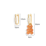 Boucles d'Oreilles Asymétriques Yummy Bear BABY JUICE (clip)