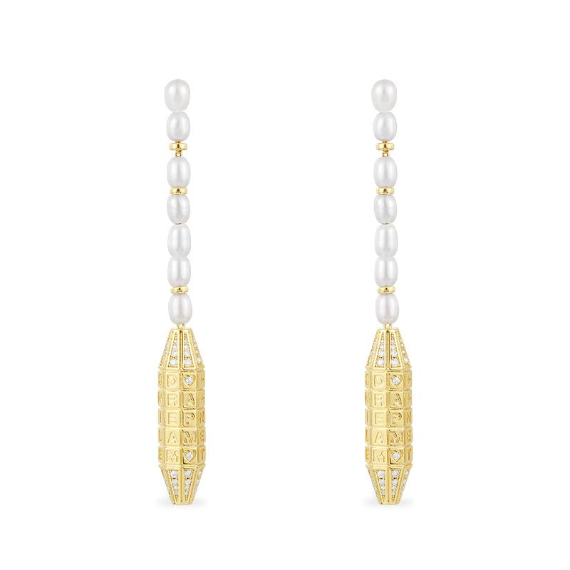 Boucle d'Oreille Perles Codex