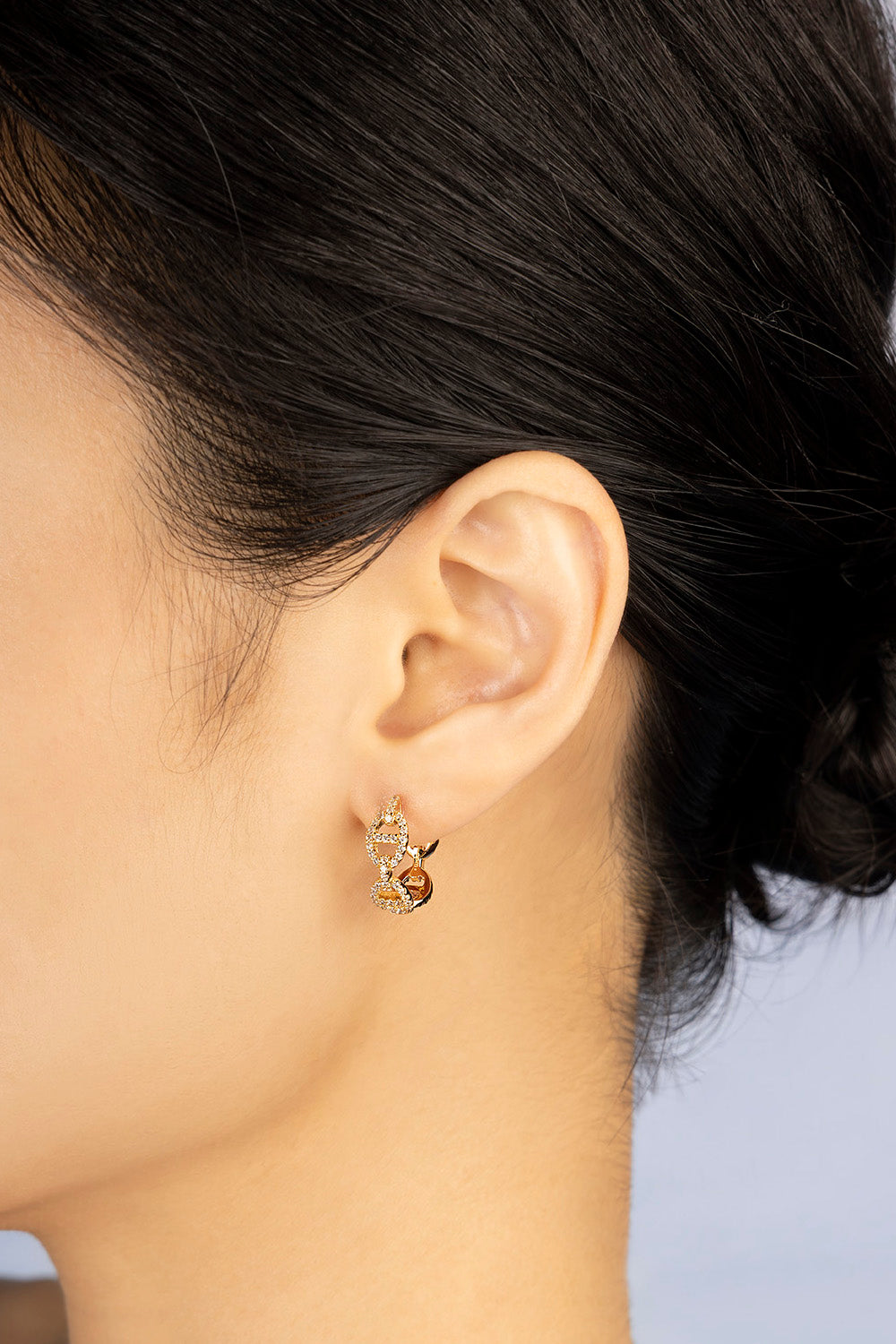 APM MONACO Boucles D'Oreilles Marine