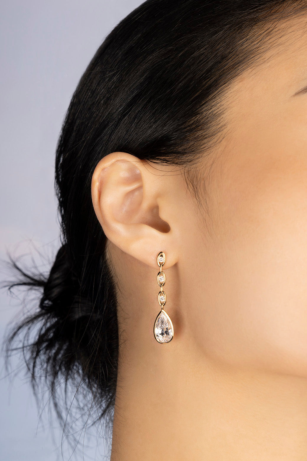 APM MONACO Boucles d'Oreilles Chaîne Éclat