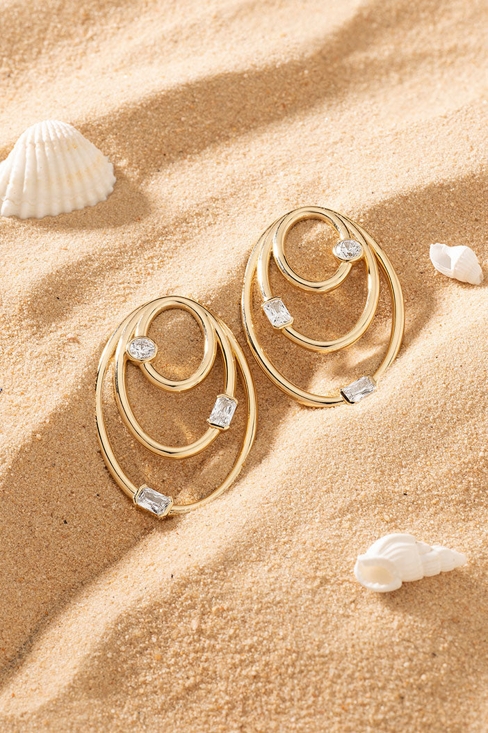 Boucles d'Oreilles Triple Éclat