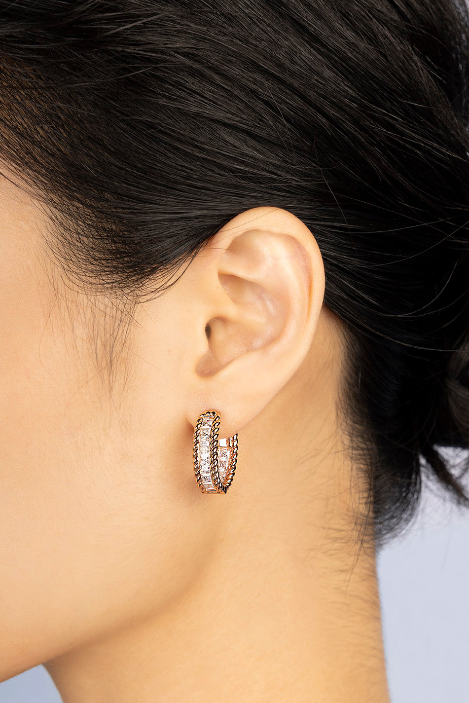 APM MONACO Boucles D'Oreilles Cordage