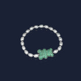 Bracelet Yummy Bear Mint avec Perles
