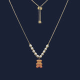 Collier Ajustable Yummy Bear BABY JUICE avec Perles