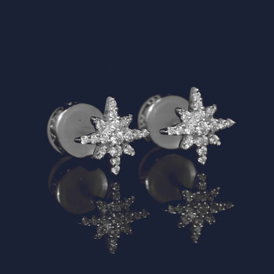 APM Monaco Mini Clous d'oreilles Météorites en Argent