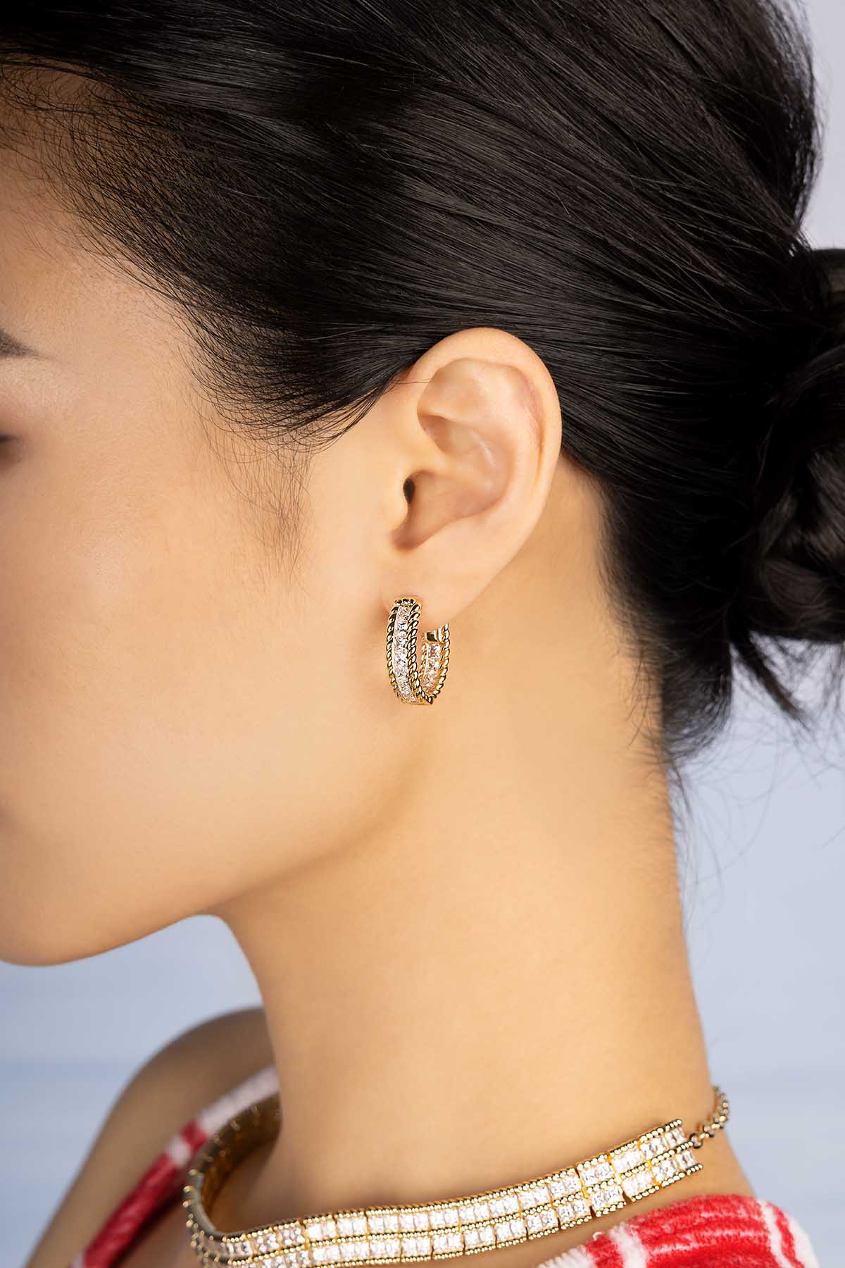Boucles D'Oreilles Cordage