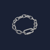 Bracelet Chaîne Serti