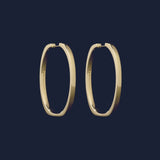 Boucles d'oreilles Ovales Bold Longues