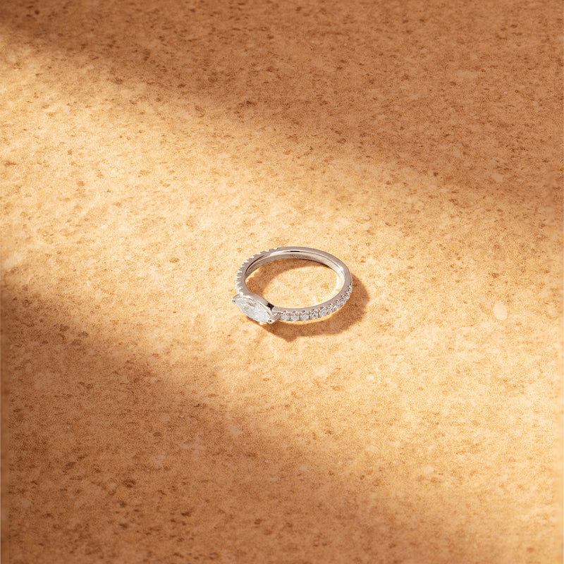 Bague Pavé Ovale