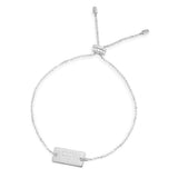 Bracelet Ajustable Plaque Alphabet