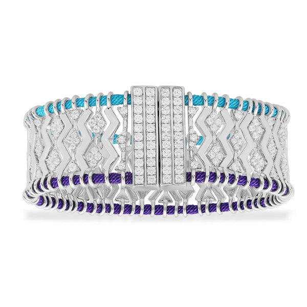 Bracelet Batik Bleu & Violet