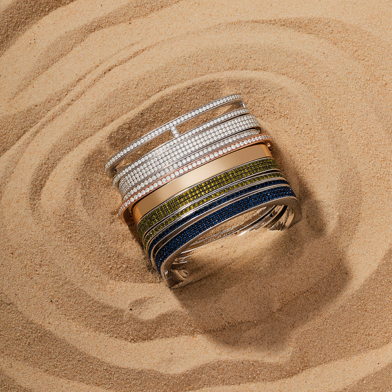 Bracelet Jonc Bleu