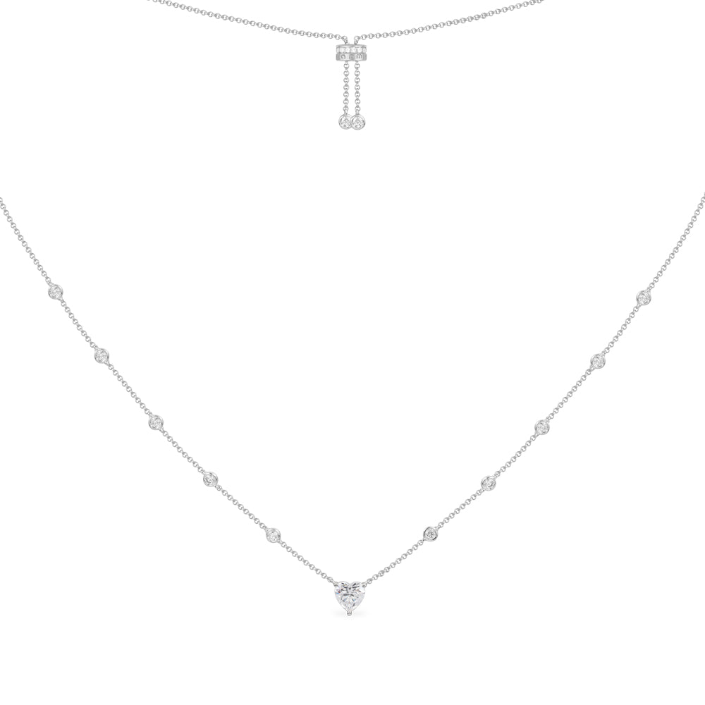 Collier Ajustable Cœur - APM Monaco