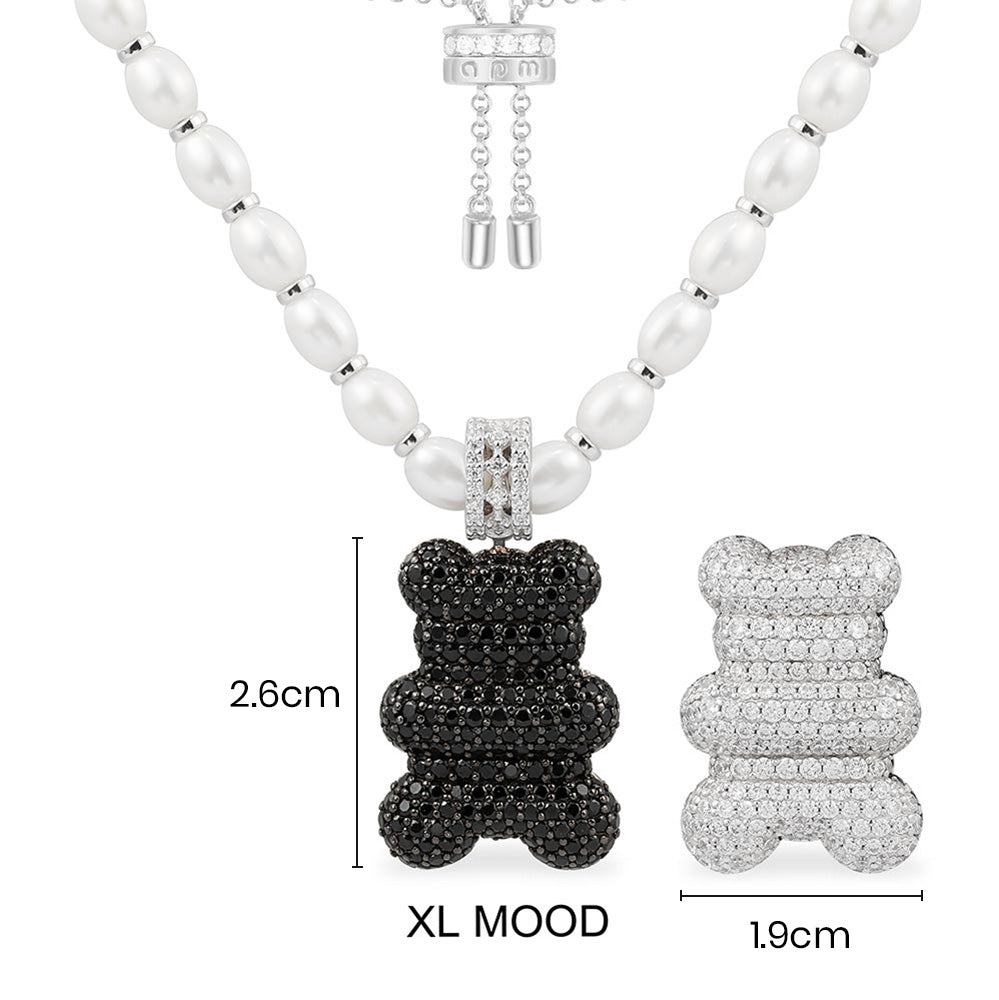 Collier Ajustable Yummy Bear Mood XL avec Perles - APM Monaco