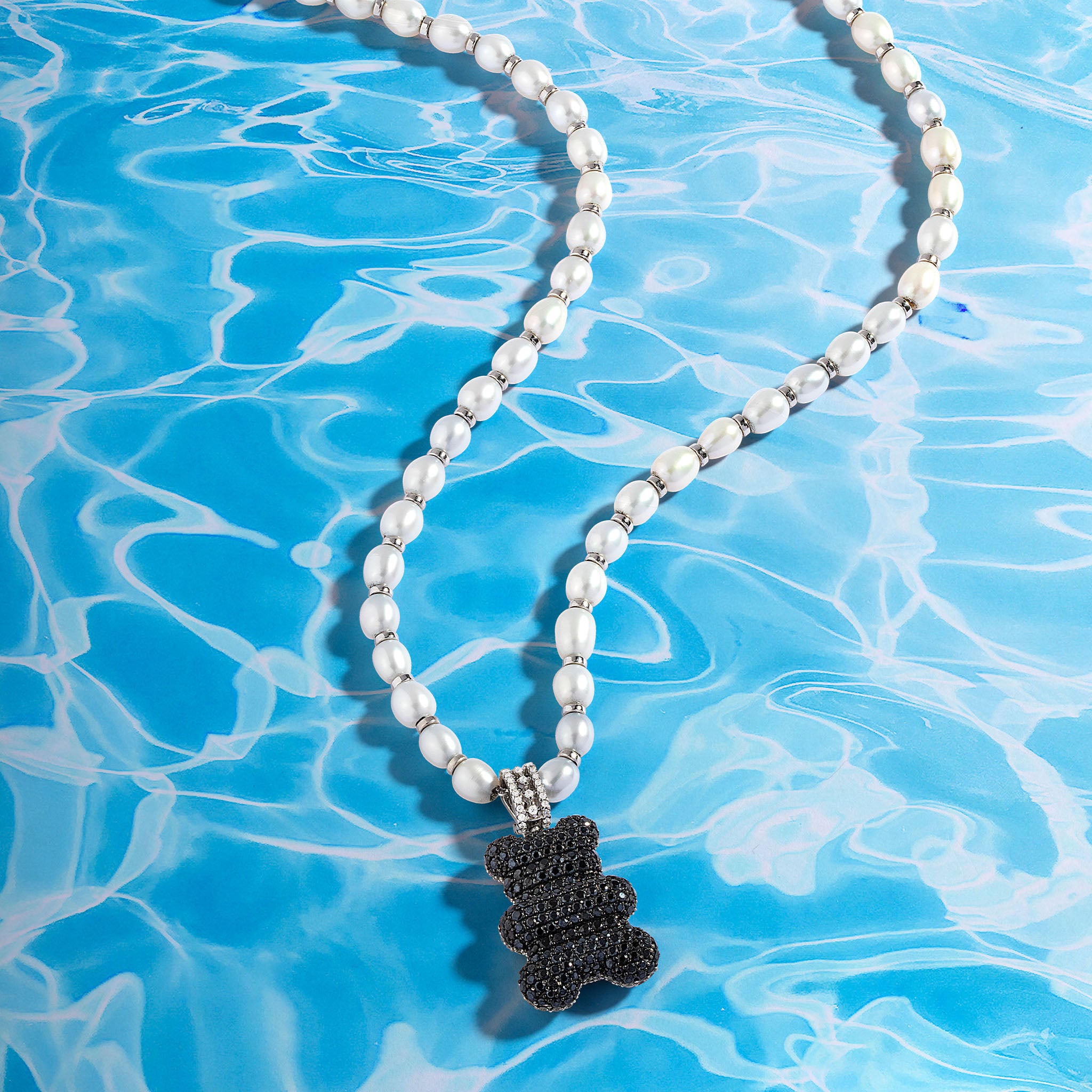 Collier Ajustable Yummy Bear Mood XL avec Perles - APM Monaco