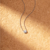 Collier Ajustable Pierre Ronde