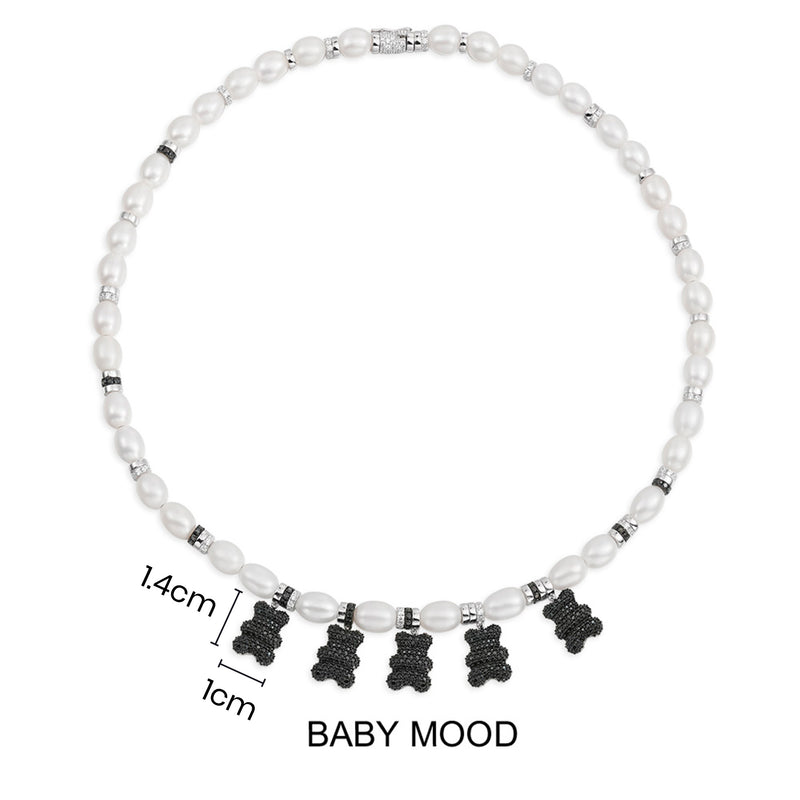 Ras-de-cou Yummy Bear Baby Mood avec Perles