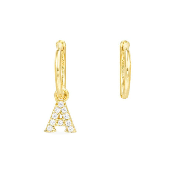 Boucles d'Oreilles Asymétriques Alphabet