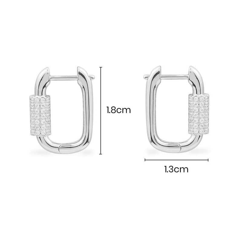 Boucles d'Oreilles Maillon De Chaîne