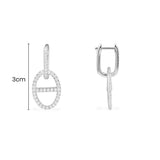 Boucles d'Oreilles Maille Marine
