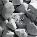 Boucles d'Oreilles Maille Marine