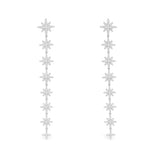 Boucles d'Oreilles Météorites Longues