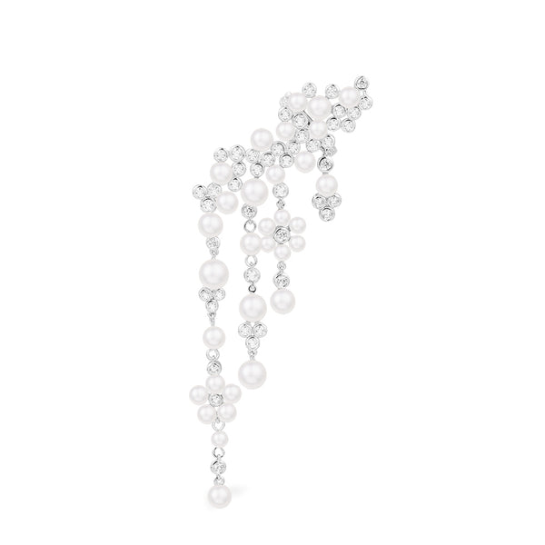 Boucle D'oreille Ear Cuff Individuelle Perles Pendantes