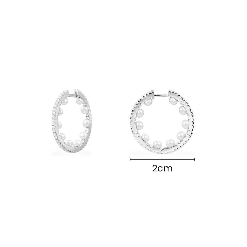 Petites Créoles Pavées Perles