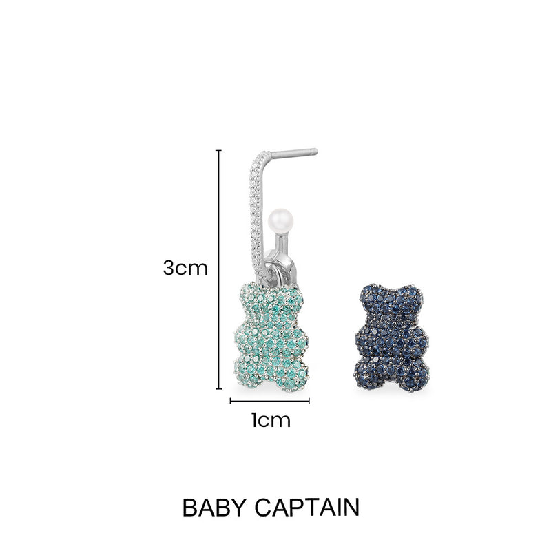 Boucle d'Oreille Individuelle Yummy Bear (CLIP) Baby Captain