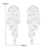 Boucles d'Oreilles Disco avec Perles
