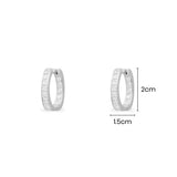 Mini Boucles d'Oreilles Pavé