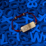 Bracelet Ajustable Code Morse LA VIE EST BELLE en nylon
