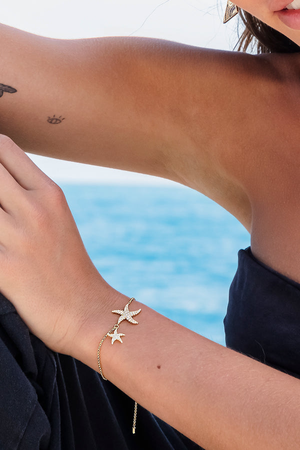 APM Monaco Bracelet Ajustable Étoile de Mer