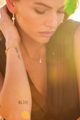 Collier Ajustable Double Goutte d'Eau APM Monaco