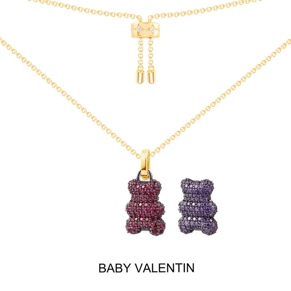 Collier Ajustable Yummy Bear (CLIP) Baby Valentin
