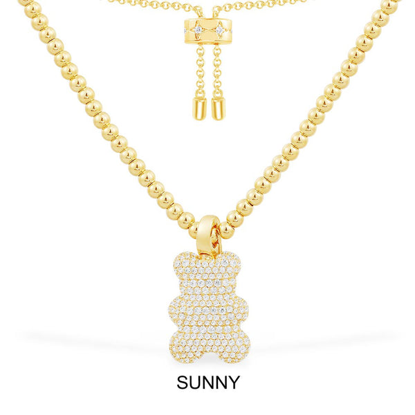 Collier Ajustable Yummy Bear Sunny (Clip)