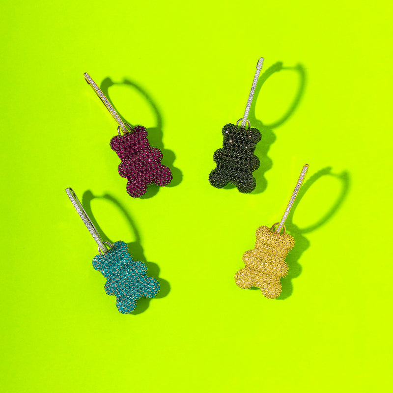 Boucle d'Oreille Individuelle Yummy Bear (CLIP) Valentin