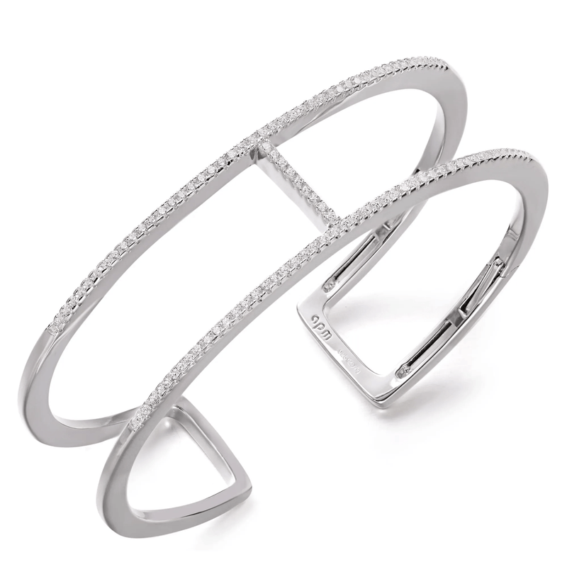Bracelet Jonc Double Ligne