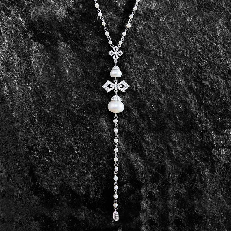 Collier Ajustable Tombant Croix